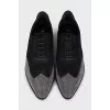 Shoes with silver toes