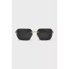 Sunglasses with metal temples