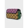 Crossbody with embroidered brand logo
