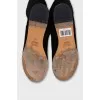 Suede flat boots