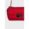 Red textile bag