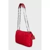 Red textile bag