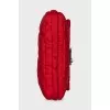 Red textile bag