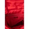Red textile bag