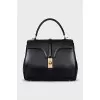 Black crossbody with tag