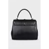 Black crossbody with tag