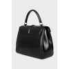 Black crossbody with tag