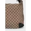Hobo bag with signature print