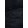 Quilted leather clutch with signature logo