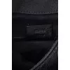 Black bag with embossed logo