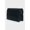 Black embossed bag