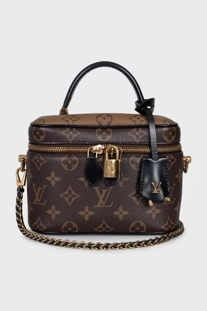 Vanity bag made of canvas