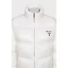 White down jacket with tag