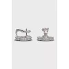 Vintage Alhambra White gold earrings