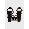 Block heel sandals
