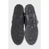 Insulated grey boots