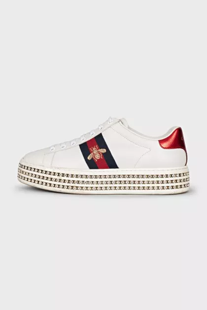 Ace sneakers with crystals on the sole