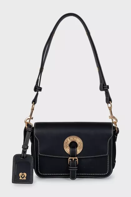 Black bag with gold decor