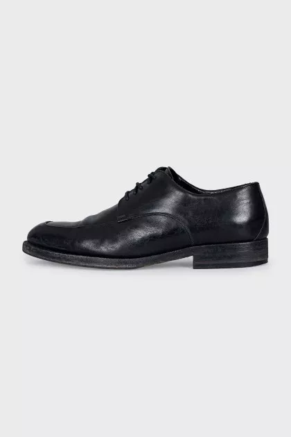 Men's leather lace-up shoes