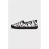 Black and white espadrilles