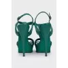 Tribute leather heeled sandals