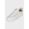 White leather Portofino sneakers