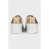 White leather Portofino sneakers