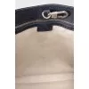Canvas tote with branded monogram