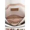 Leather crossbody with massive decor