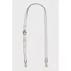 Leather crossbody with massive decor