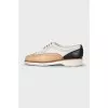 Leather brogues with perforations