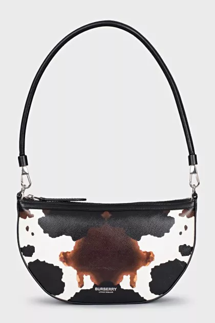 Animal print canvas bag