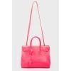 Сумка Sac de Jeur из розовой кожи 