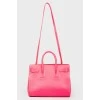 Сумка Sac de Jeur из розовой кожи 