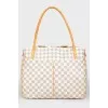 Сумка бежева Damier Azur shouldbag