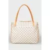 Сумка бежева Damier Azur shouldbag