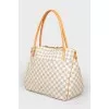 Сумка бежева Damier Azur shouldbag