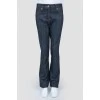 Blue straight jeans