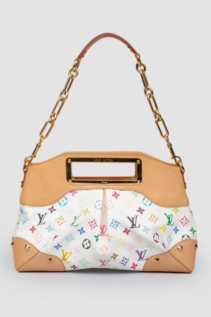 Сумка White Monogram Multicolore Judy MM