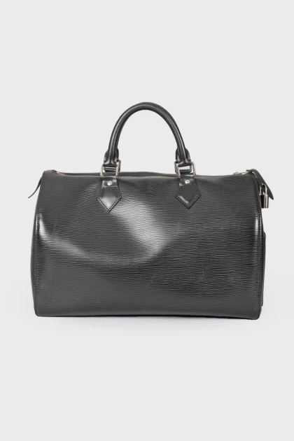 Сумка Black Epi Keepall Bandouliere 45