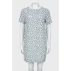 Printed silk dress