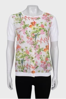 Short Sleeve Button Down Cardigan