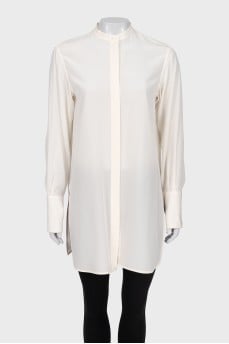 Beige loose fit blouse
