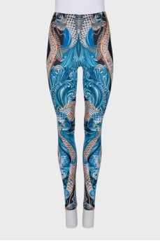 Skinny printed leggings