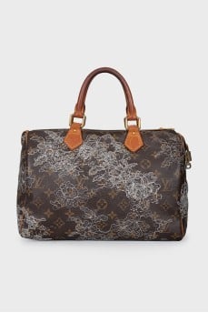 Speedy bag with embroidery