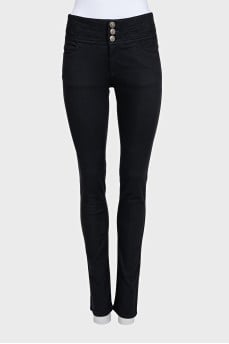Джинси чорного кольору skinny fit