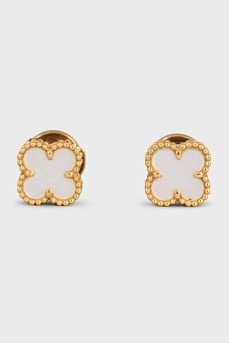 Sweet Alhambra gold earrings
