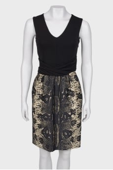 Animal print dress