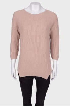 Cashmere sweater in the color of the mocha