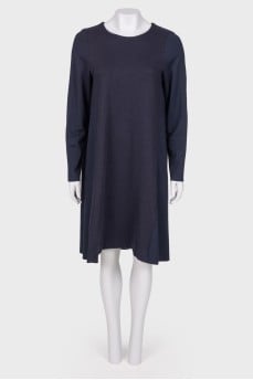 Combined free-cut dress